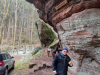Wanderung mit Wintergrillen, Teilstück des Rodalber Felsenwegs,
16. Februar 2025